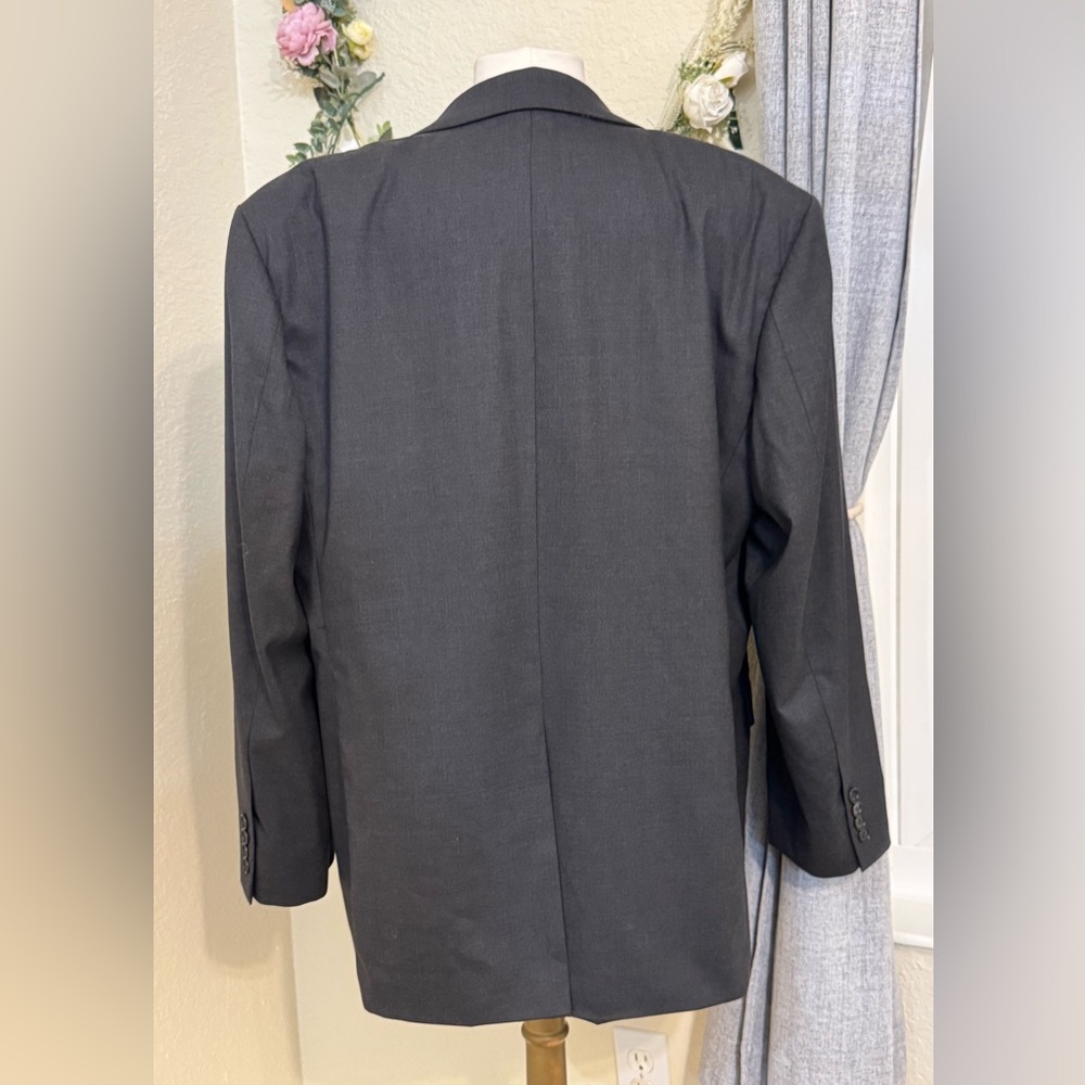 NEW BROOKS BROTHERS 346 Stretch Dark Gray Suit Jacket Size 46R -Retails $648 - Picture 3 of 9